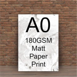 A0 180gsm Matt Print