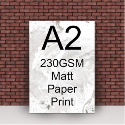A2 230gsm Matt Print