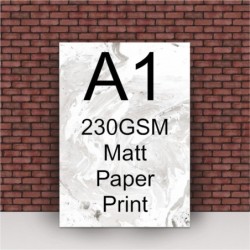 A1 230gsm Matt Print