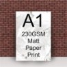 A1 230gsm Matt Print