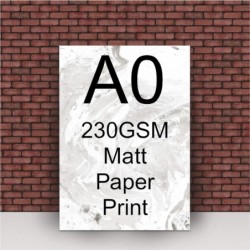 A0 230gsm Premium Matt Print
