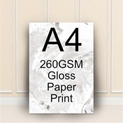A4 260gsm Premium Gloss Print