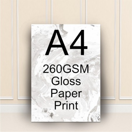 A4 260gsm Premium Gloss Print