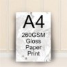 A4 260gsm Premium Gloss Print