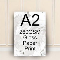 A2 260gsm Premium Gloss Print