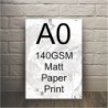 A0 140gsm Mat Printing