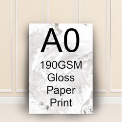 A0 190gsm Gloss Print