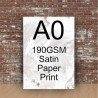 A0 190gsm Satin Print