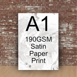 A1 190gsm gloss print service