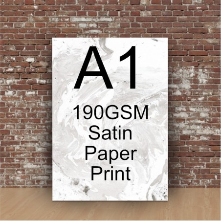 A1 190gsm Satin Print