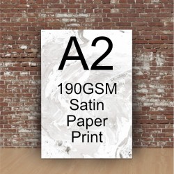 A2 190gsm Satin Print