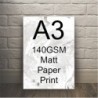 A3 140gsm mat printing service