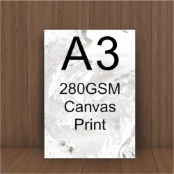 A3 280gsm Canvas Print