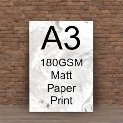 A3 180gsm Matt Print